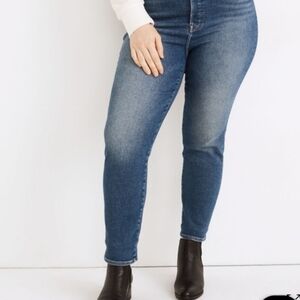 Madewell "The Perfect Vintage Jean" Soft Cotton Stretch Jeans Hi-Rise Sz 28